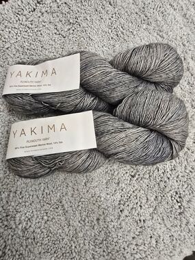 Plymouth Yarn Grey Marled Superwash Merino & Yak